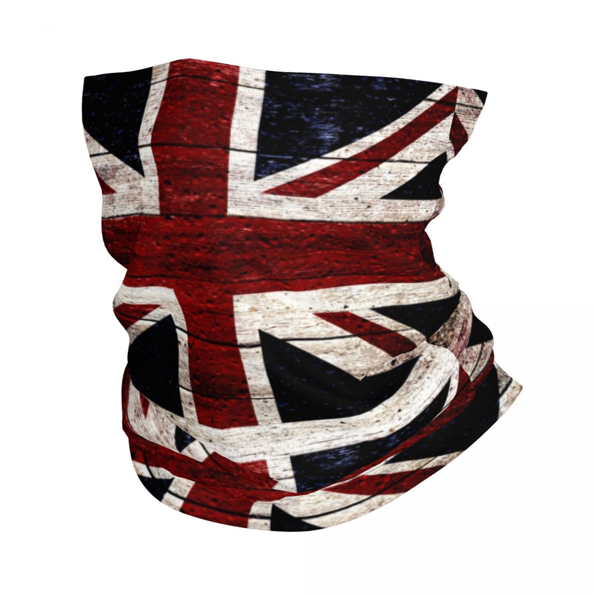 Neck Gaiter Fleece - Winter-Halswärmer mit Union-Flagge, winddichter Wickel-Gesichtsschal für