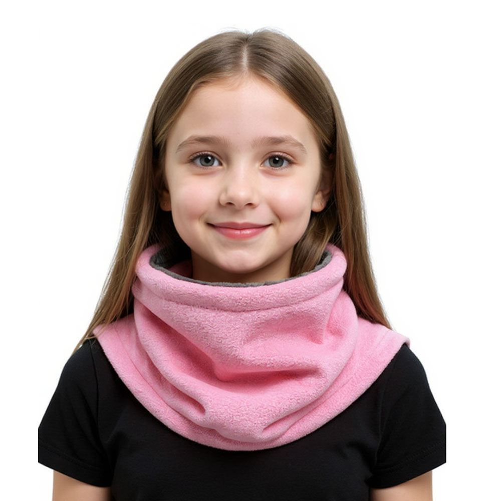 Neck Gaiter Fleece - Winter warmer Plüsch-Fleece-Mädchenschal, Kinder-Halsmanschette für Mädchen