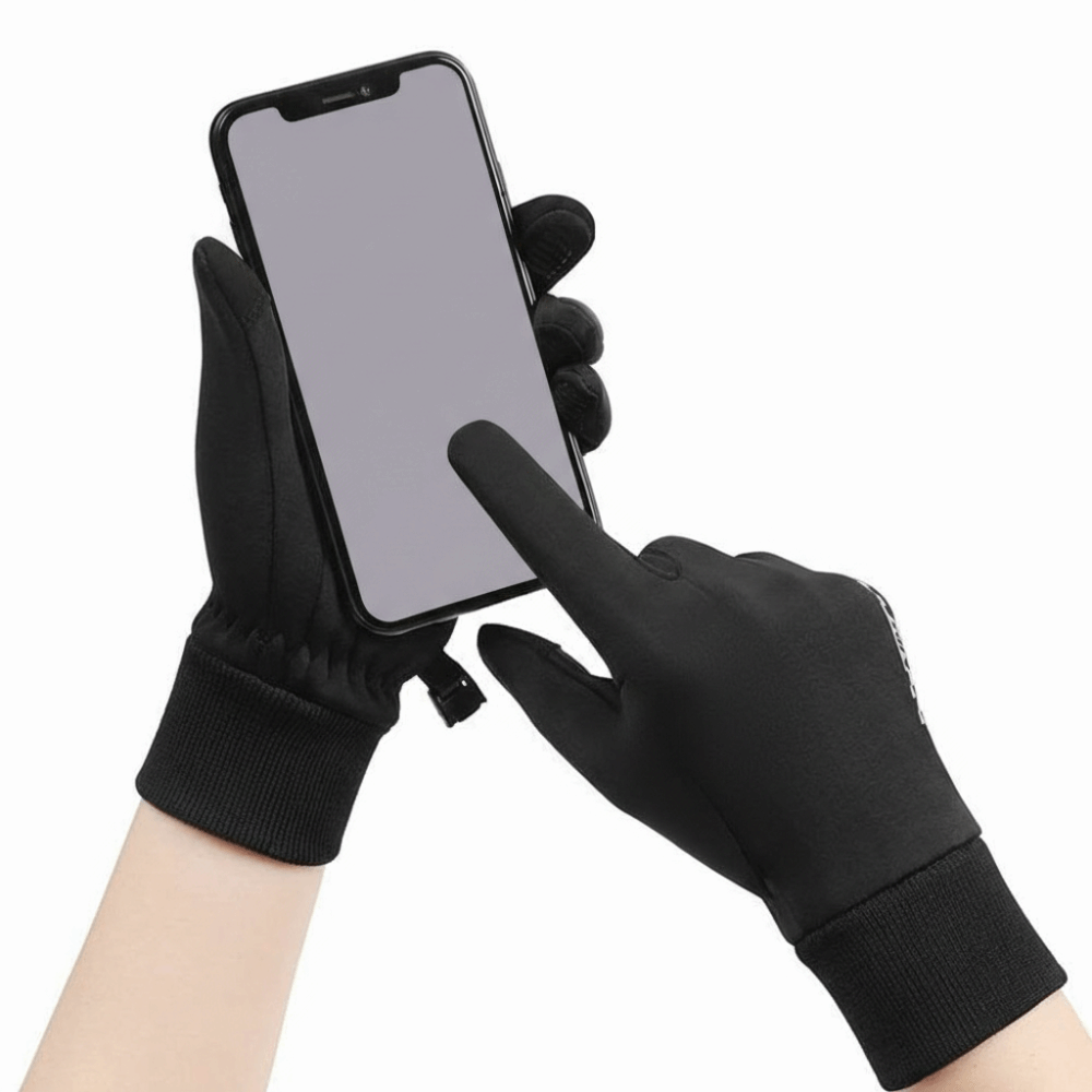 Touch Screen Gloves - Rutschfeste Winter-Kinderfahrradhandschuhe Vollfinger-Rutschfeste Warme Handschuhe Reflektierende