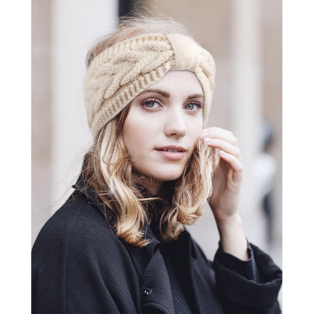 Winter Headband Fleece - Winter Gestrickte Frauen Stirnbänder Verdicken Fleece