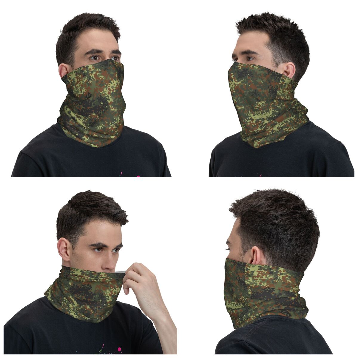 Benutzerdefinierte Flecktarn C – Neck Gaiter Fleece Bewertung und Preis