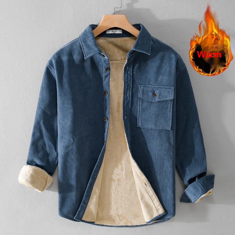 Herren Cordhemdjacke Schwergew – Flannel Shirt Lined Bewertung und Preis