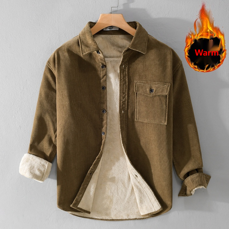 Herren Cordhemdjacke Schwergew – Flannel Shirt Lined Bewertung und Preis