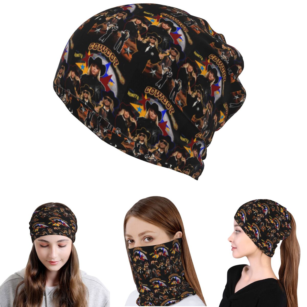Cowboy Carter Beyoncé Neues Al – Knit Beanie Hat Warm Bewertung und Preis