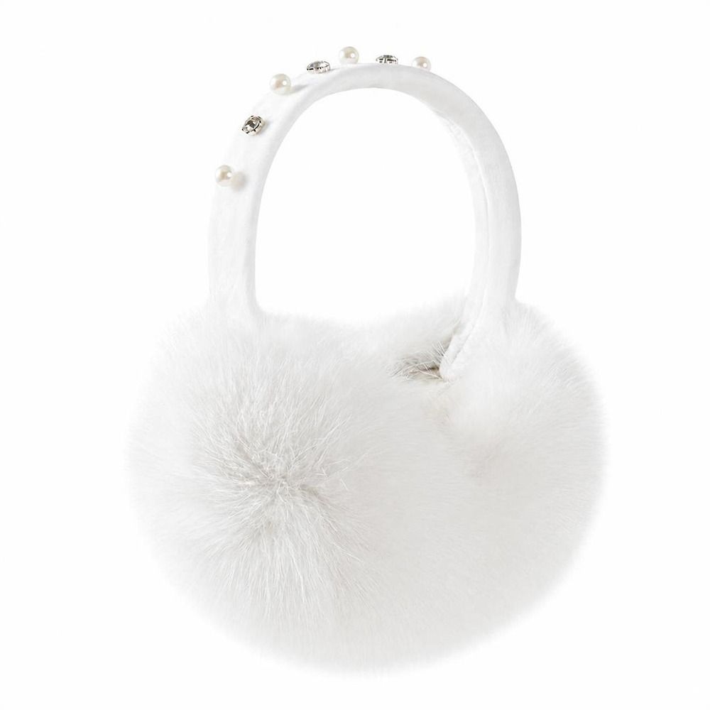 Neue Kunstfell-Ohrenwärmer Wei – Earmuffs Foldable Bewertung und Preis