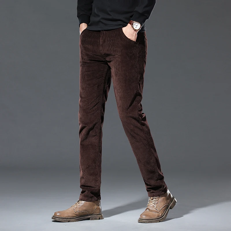 Winter Neue männer Cord Fleece – Corduroy Pant Warm Bewertung und Preis