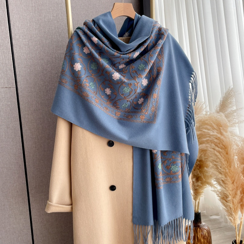2023 neue Stickerei Kaschmir S – Cashmere Pashmina Wrap Bewertung und Preis