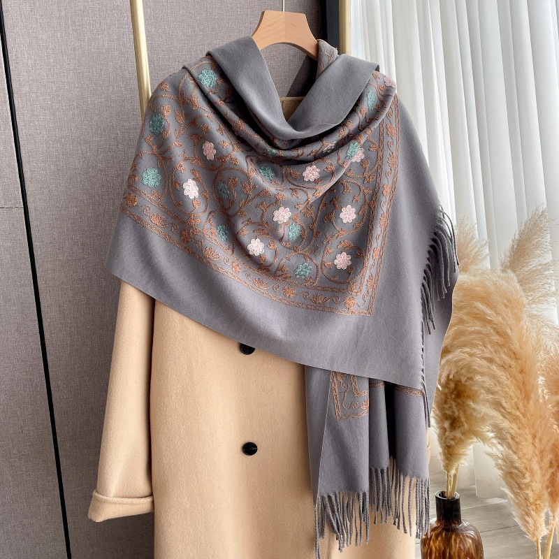 2023 neue Stickerei Kaschmir S – Cashmere Pashmina Wrap Bewertung und Preis