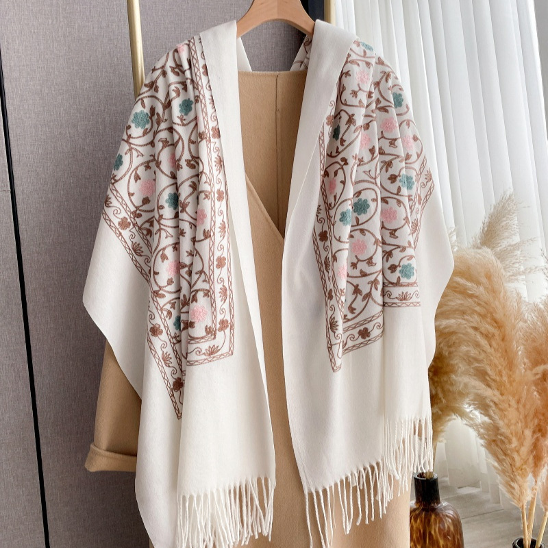 2023 neue Stickerei Kaschmir S – Cashmere Pashmina Wrap Bewertung und Preis