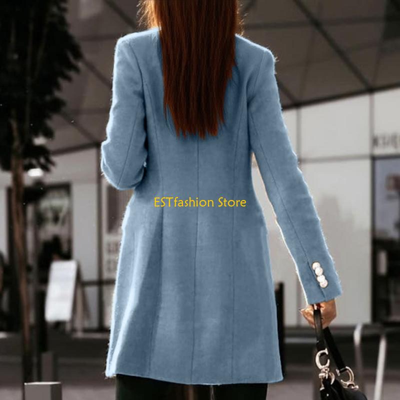Y5GC Damen Herbst-Winter-Wollm – Wool Coat Peacoat Bewertung und Preis