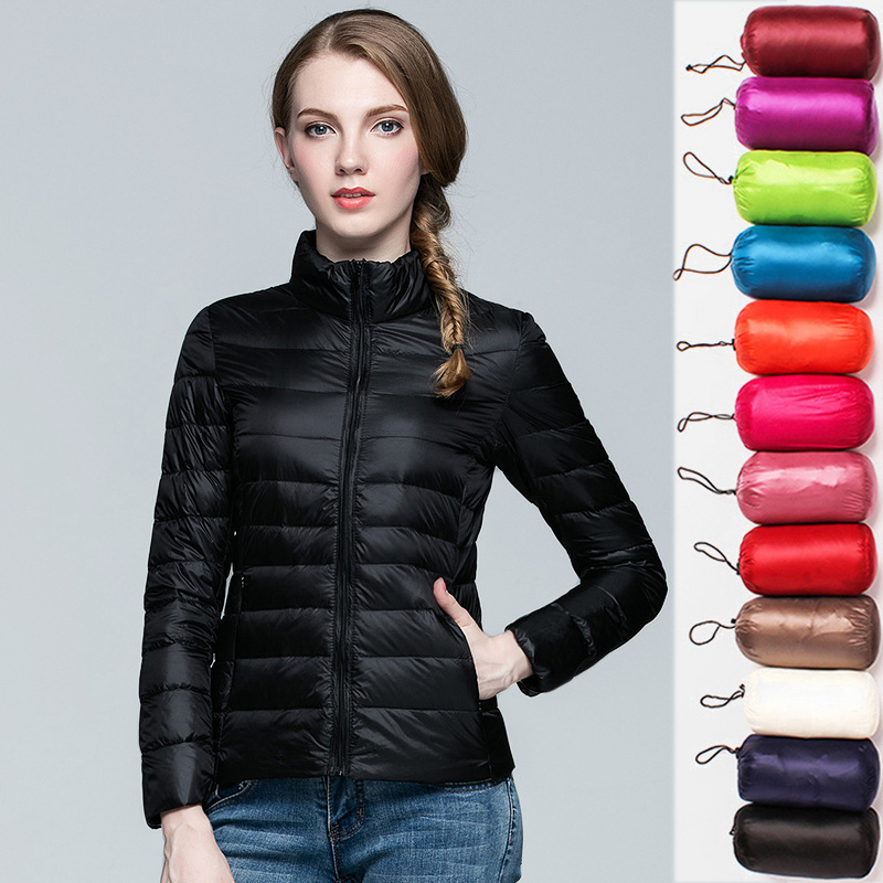 Kurze Pufferjacke für Damen, 2 – Down Jacket Packable Bewertung und Preis