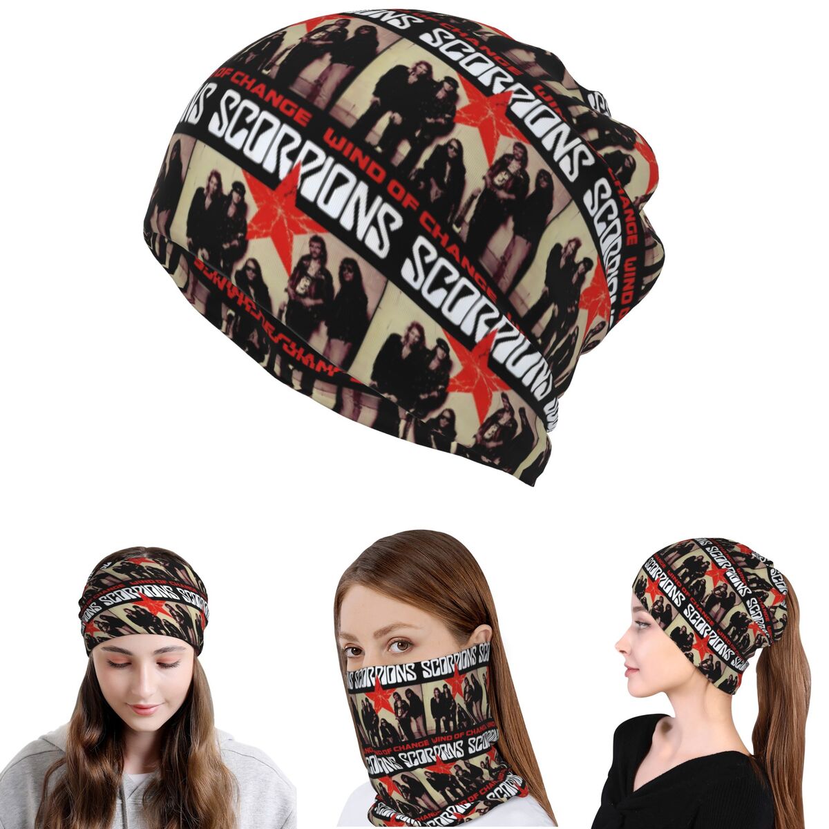 Scorpions Band Rock Bandana Ha – Knit Beanie Hat Warm Bewertung und Preis