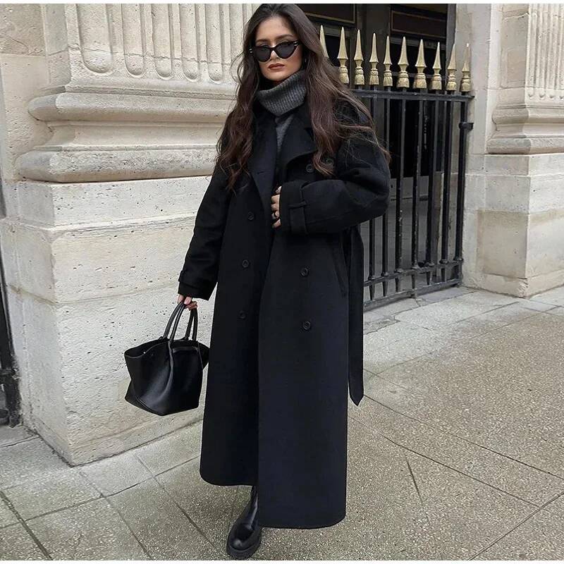 Eleganter Grauer Mantel mit Gü – Wool Coat Peacoat Bewertung und Preis