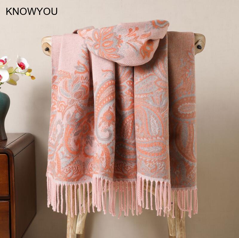 Reversibler Jacquard, warme Ka – Cashmere Pashmina Wrap Bewertung und Preis